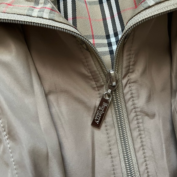 Burberry classic checkered coat trench jacket usa Small Medium - Picture 6 of 14